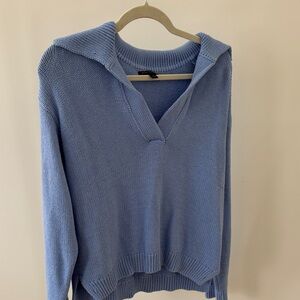 Banana Republic Light Blue V-Neck Sweater Size Small